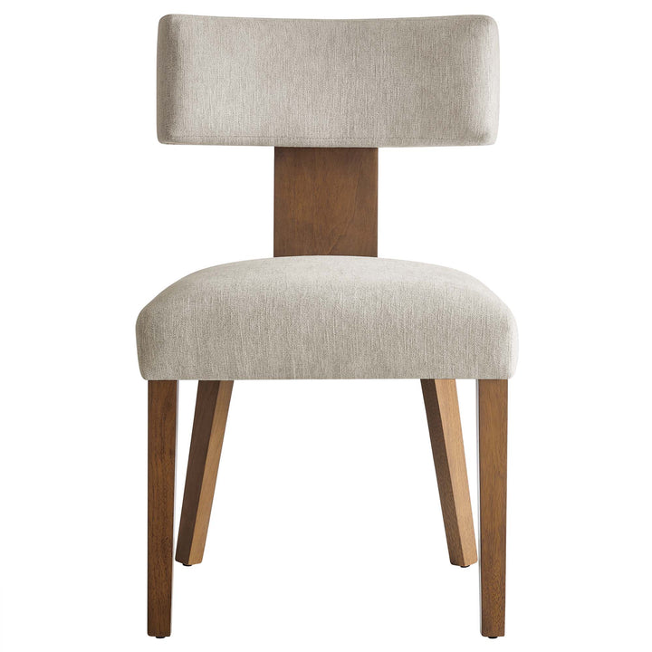 Nia Fabric Upholstered Dining Chairs Set of 2