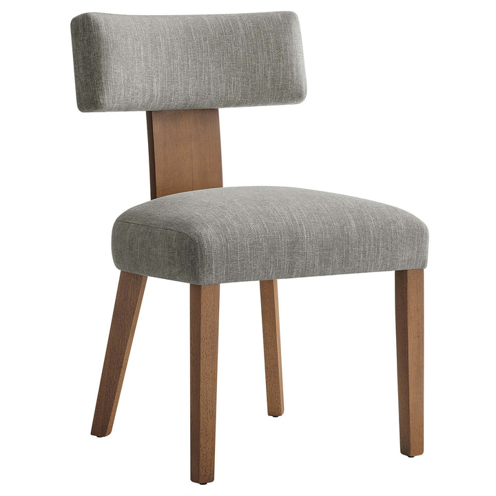 Nia Fabric Upholstered Dining Chairs Set of 2