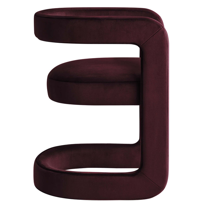 Waverly Boudoir Plush Velvet Dining Chair