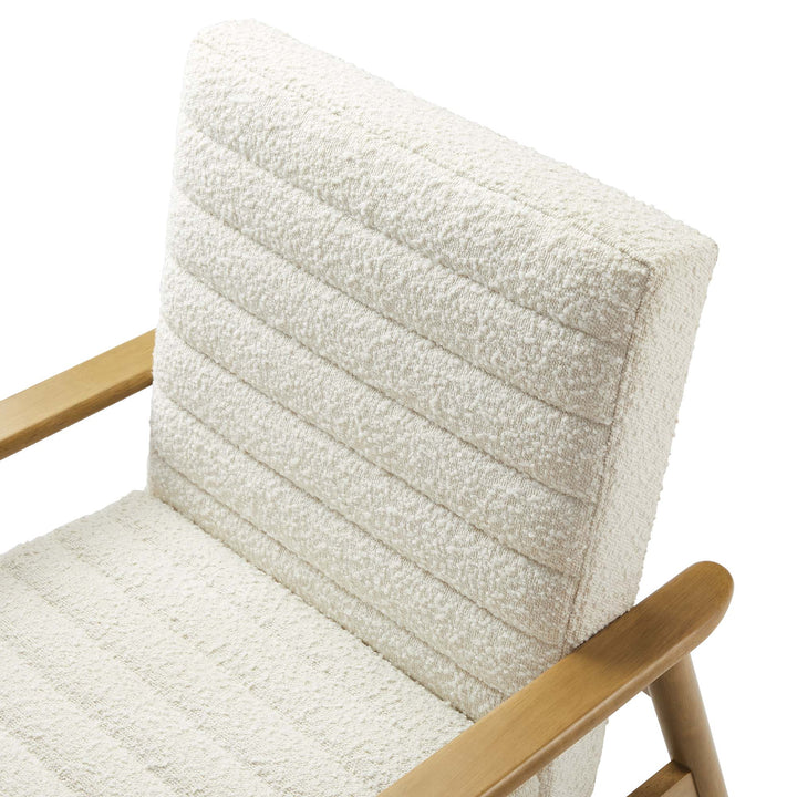 Jasper Boucle Fabric Accent Chair