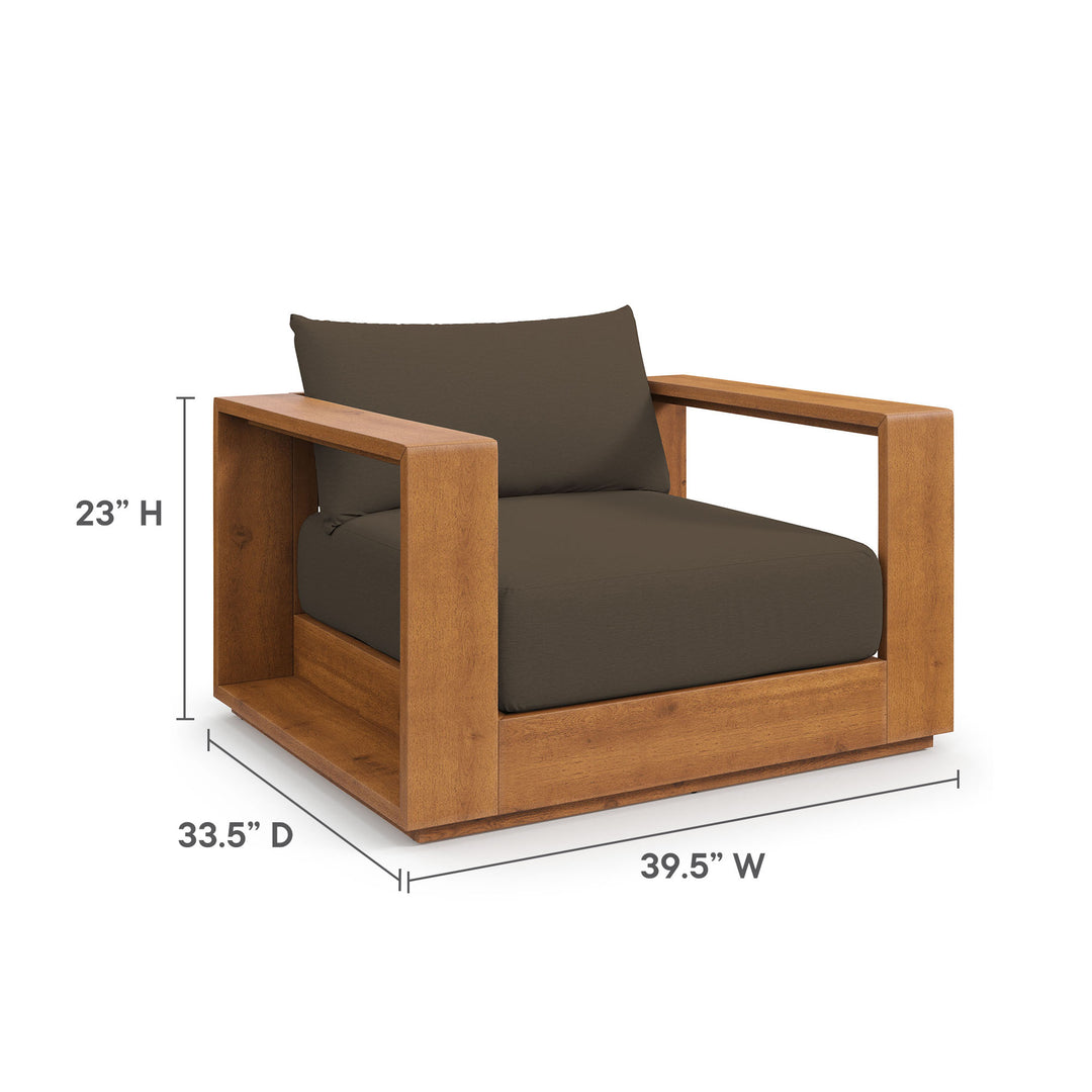 Tahoe Open-Air Acacia Wood Chair