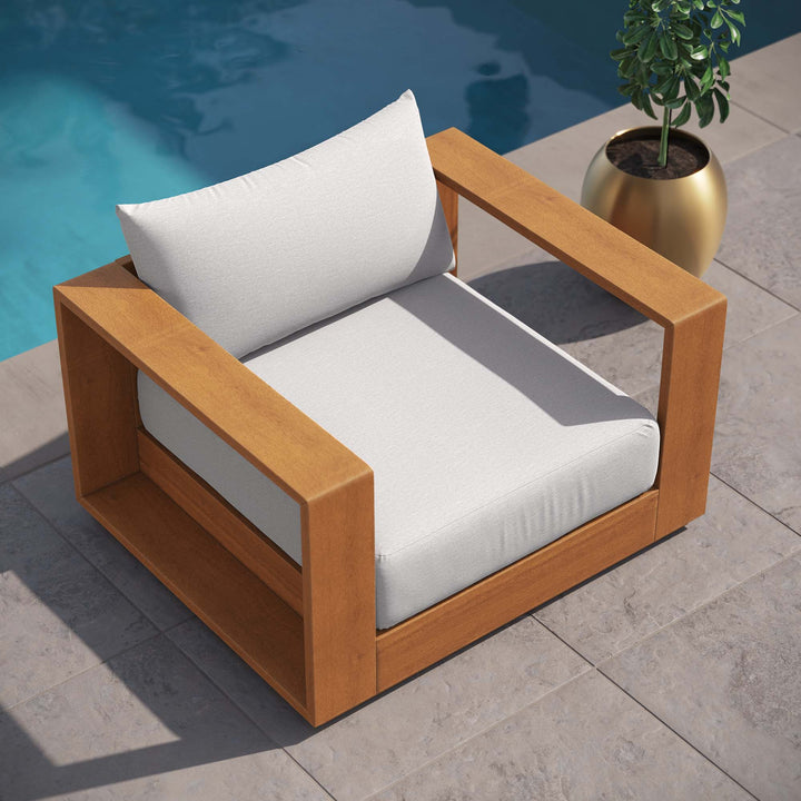 Tahoe Open-Air Acacia Wood Chair