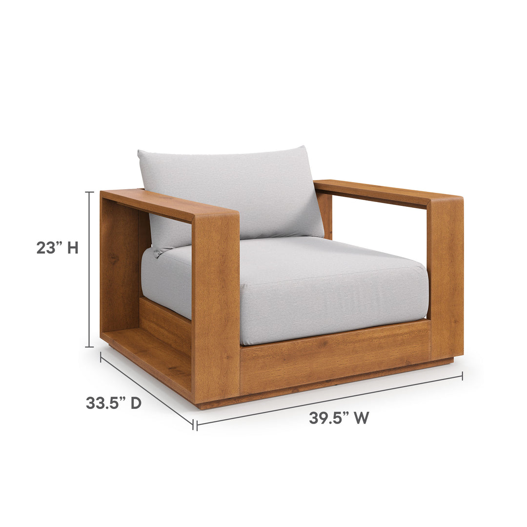 Tahoe Open-Air Acacia Wood Chair