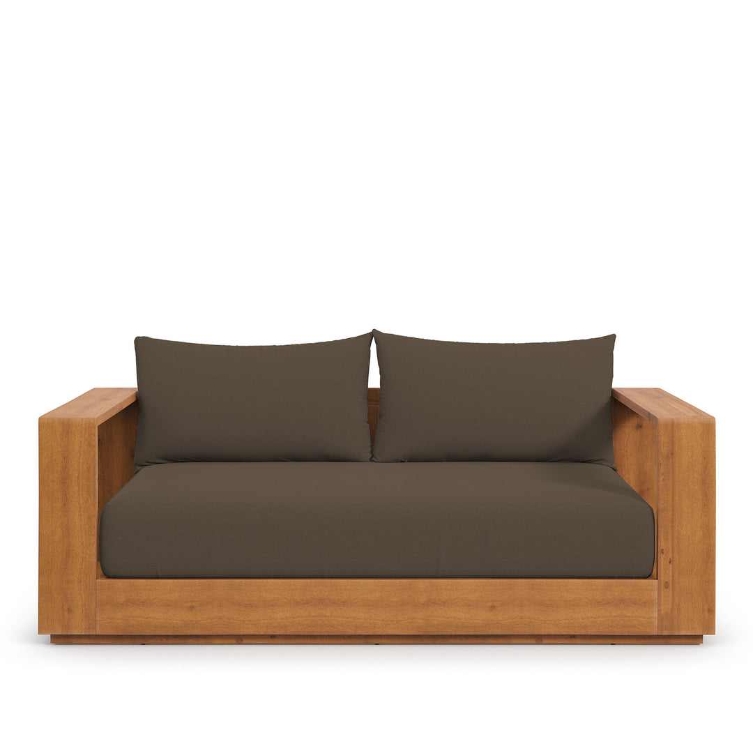 Timber Acacia Wood Outdoor Patio Acacia Wood Loveseat