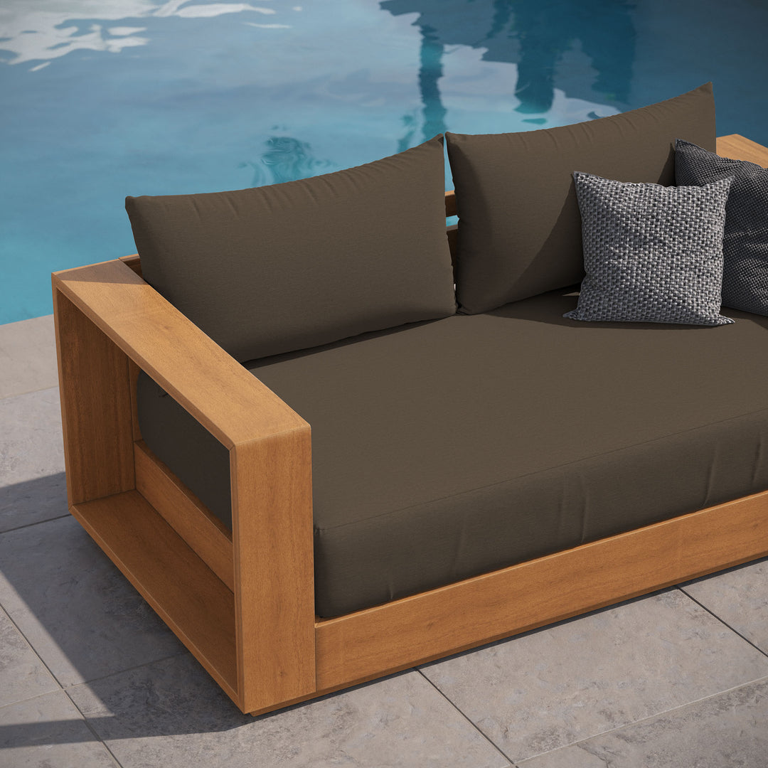 Timber Acacia Wood Outdoor Patio Acacia Wood Loveseat