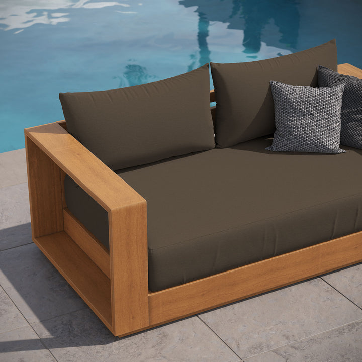 Timber Acacia Wood Outdoor Patio Acacia Wood Loveseat