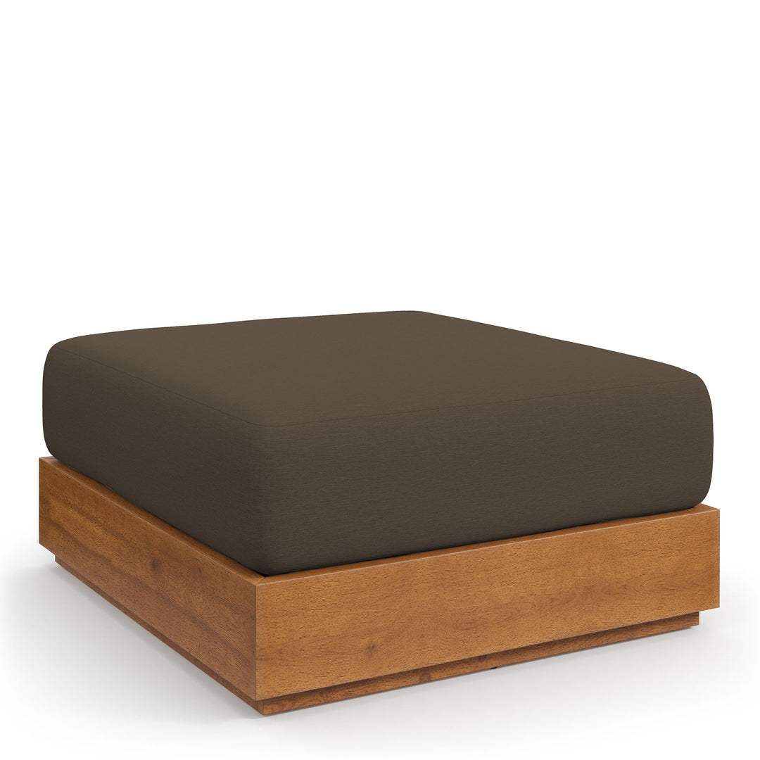 Terrace Oasis Patio Acacia Wood Ottoman