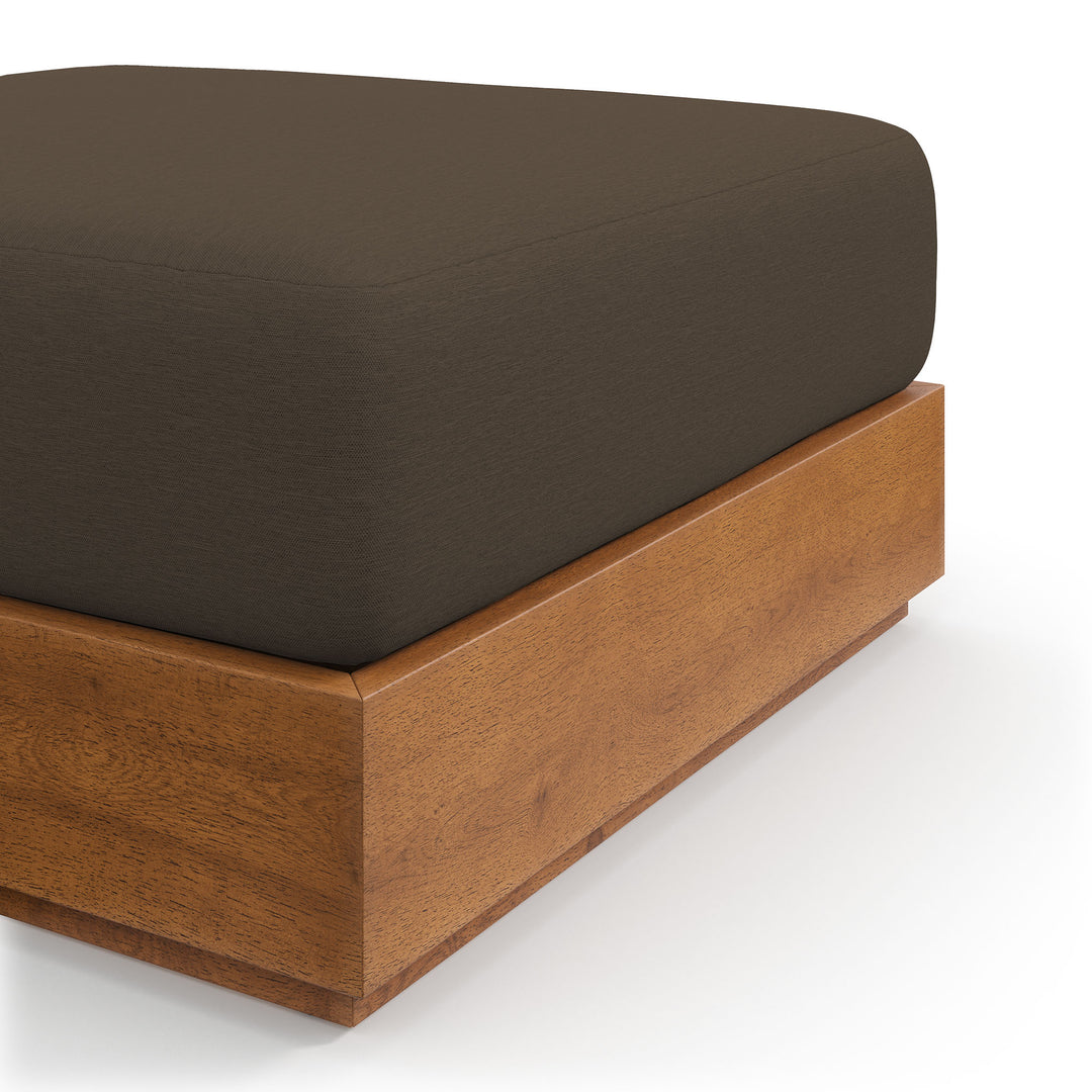 Terrace Oasis Patio Acacia Wood Ottoman