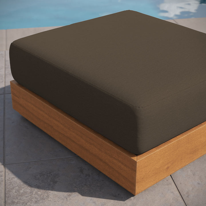 Terrace Oasis Patio Acacia Wood Ottoman