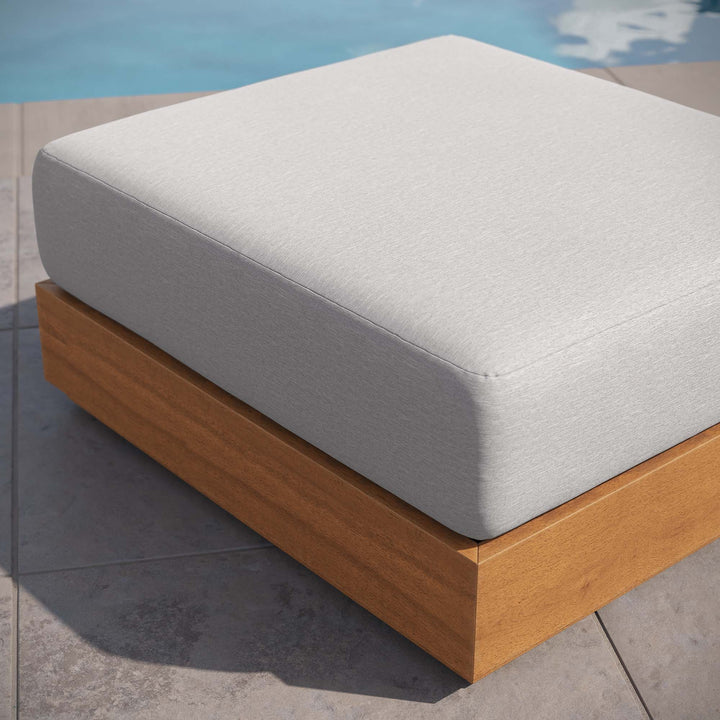 Terrace Oasis Patio Acacia Wood Ottoman