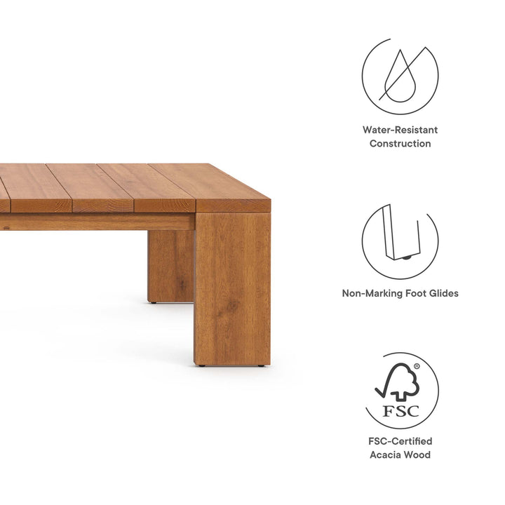 Timberlands Open-air Acacia Wood Coffee Table