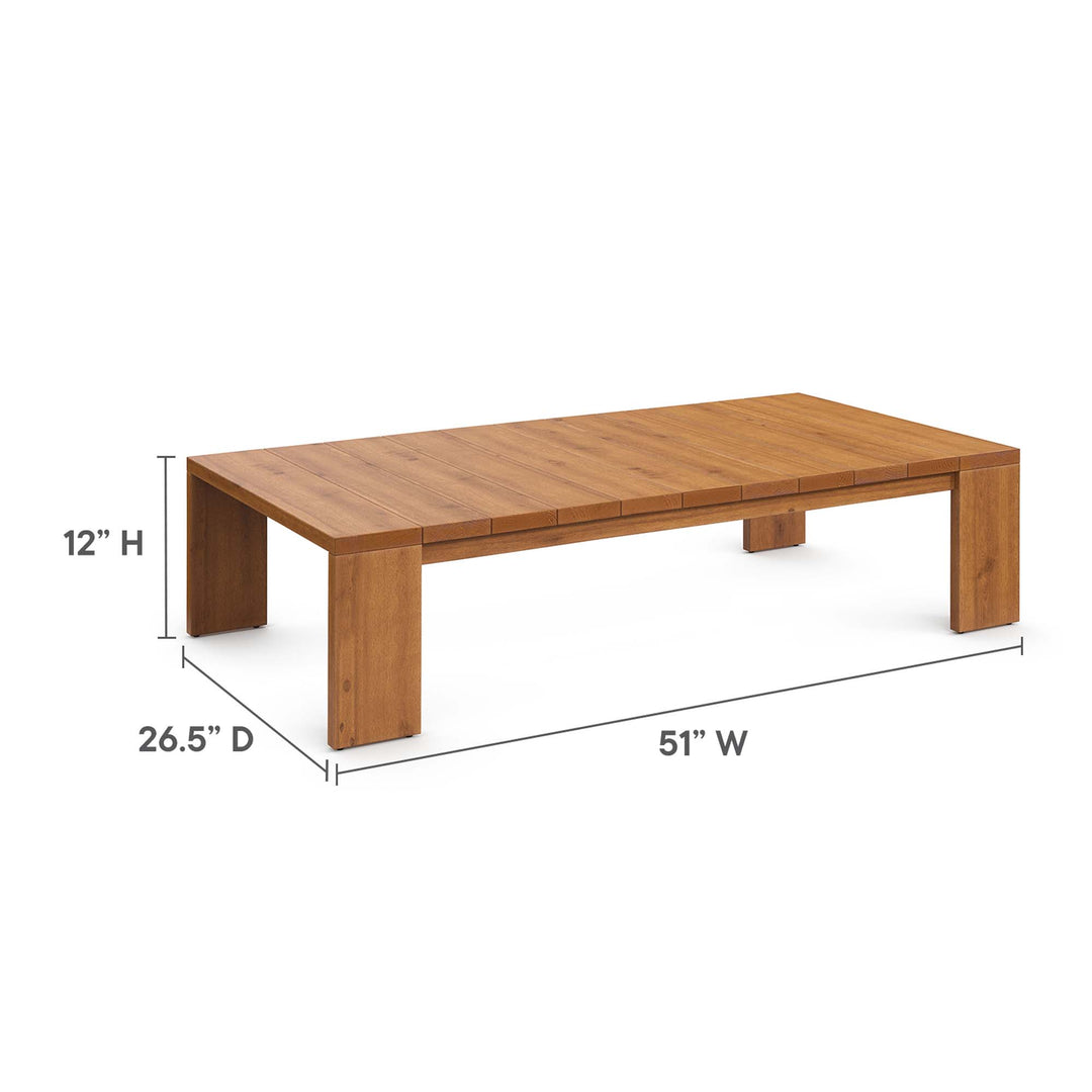 Timberlands Open-air Acacia Wood Coffee Table