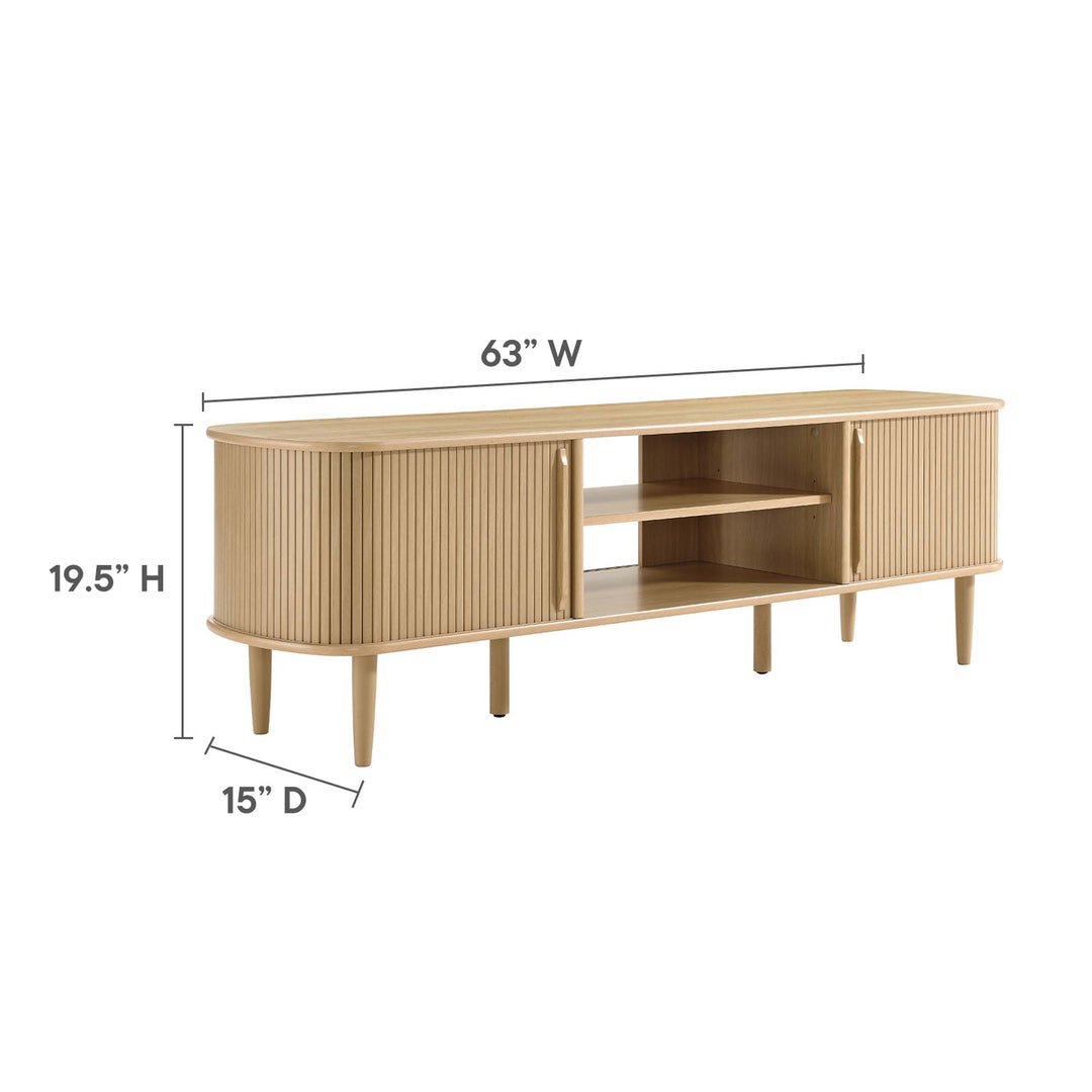 Contour 63" Wood Console