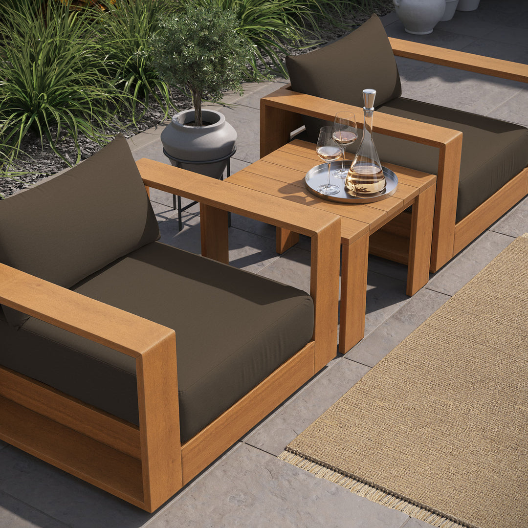 Toscana 3-Piece Terrace Acacia Wood Furniture Set