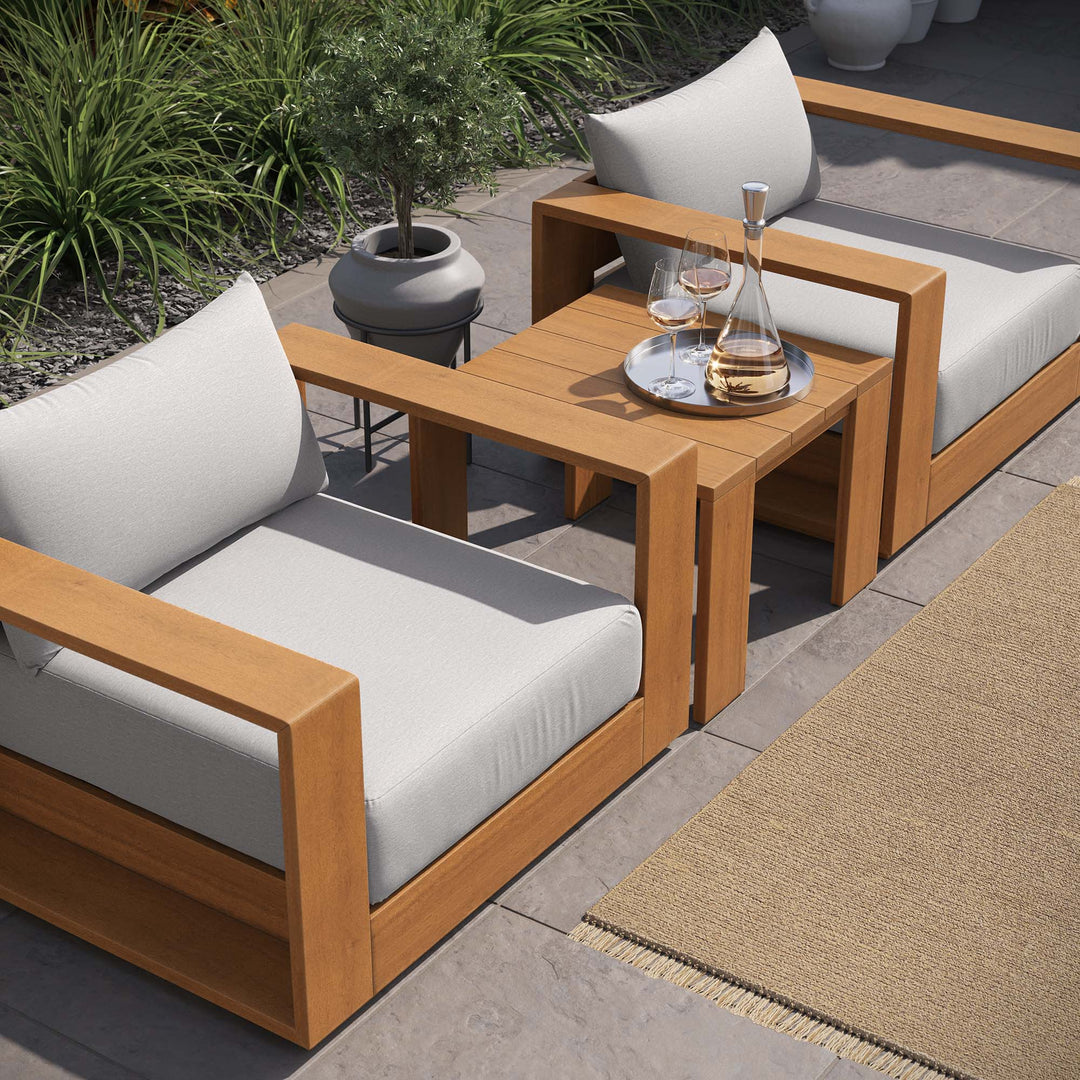 Toscana 3-Piece Terrace Acacia Wood Furniture Set