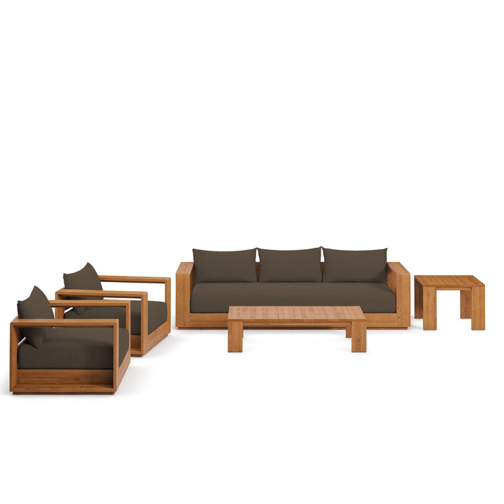 Tahoe 5-Piece Terrace Acacia Wood Ensemble