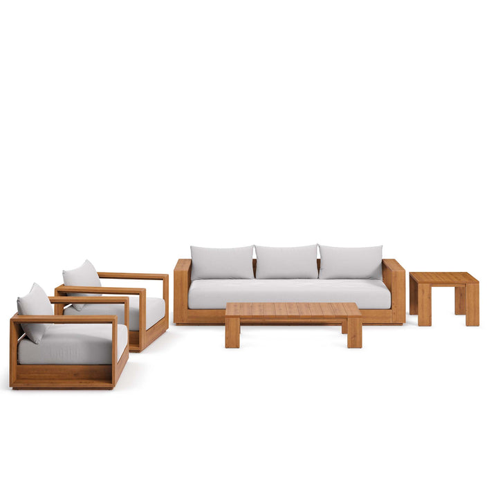 Tahoe 5-Piece Terrace Acacia Wood Ensemble