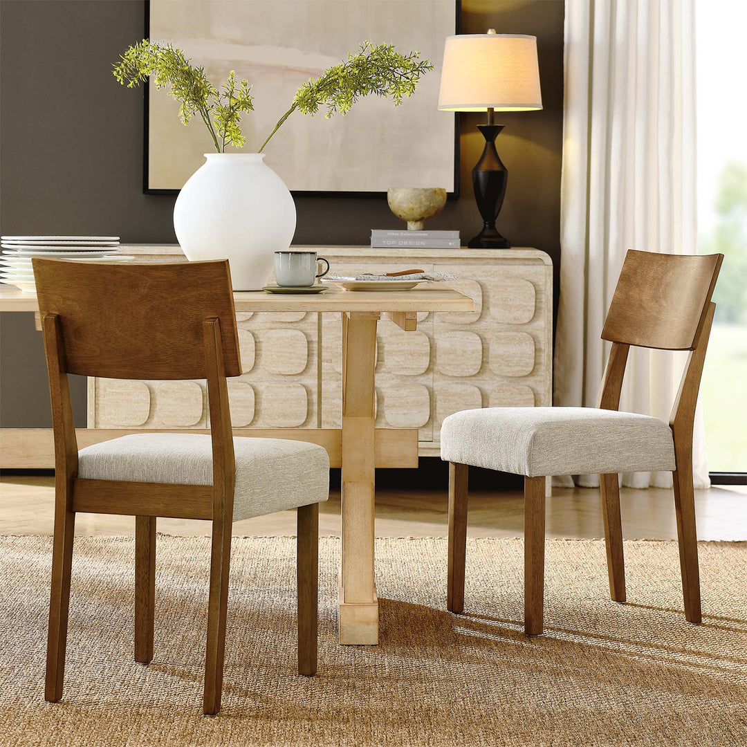 Porter Walnut Dining Side Chairs Set of 2