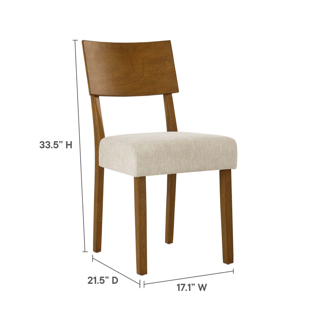 Porter Walnut Dining Side Chairs Set of 2