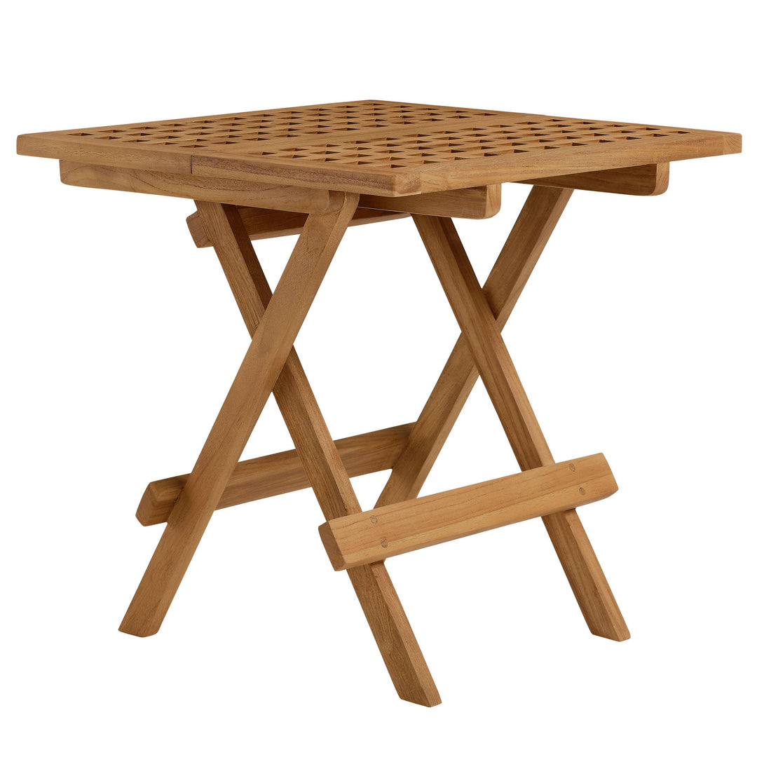 Venice Outdoor Patio Teak Wood Side Table