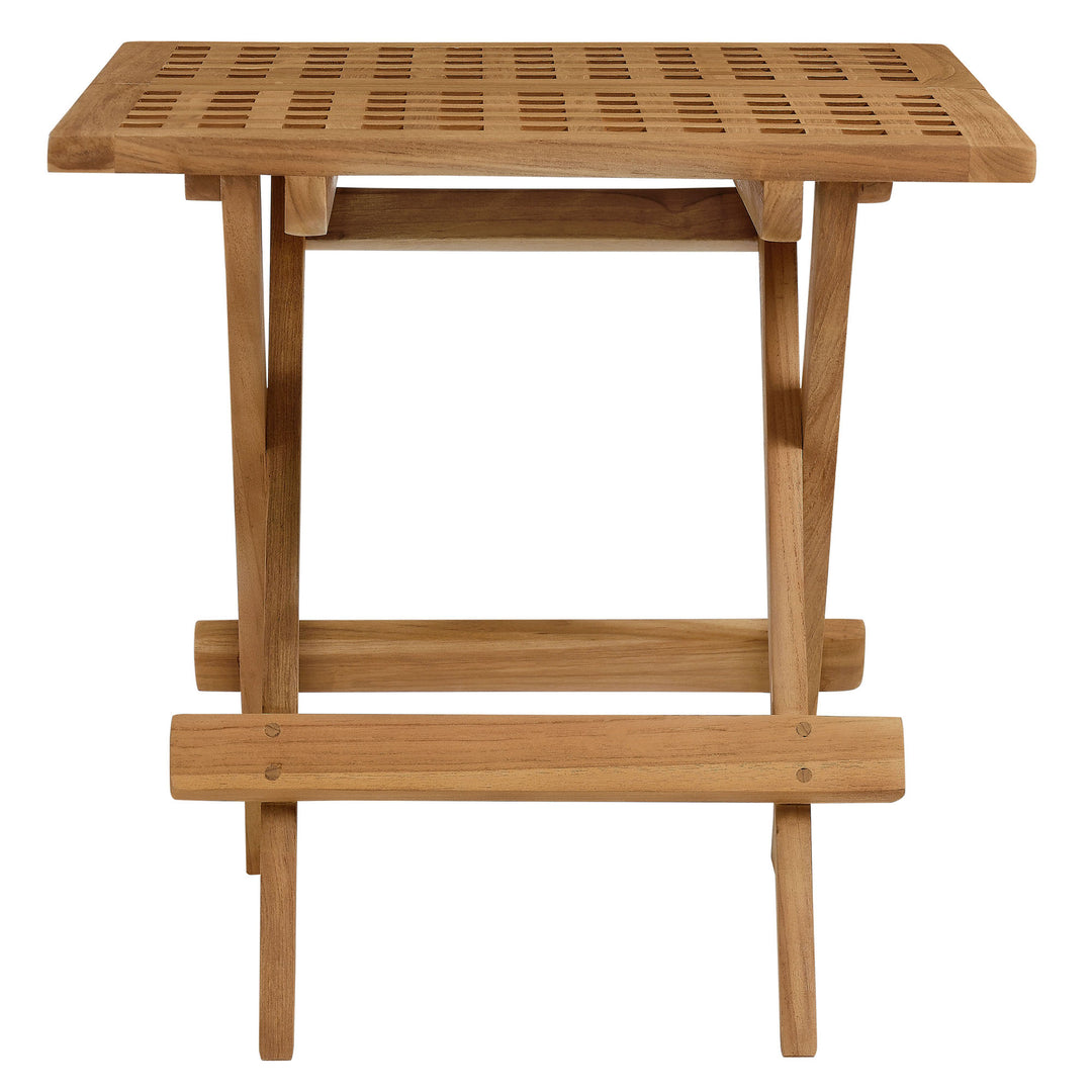 Venice Outdoor Patio Teak Wood Side Table