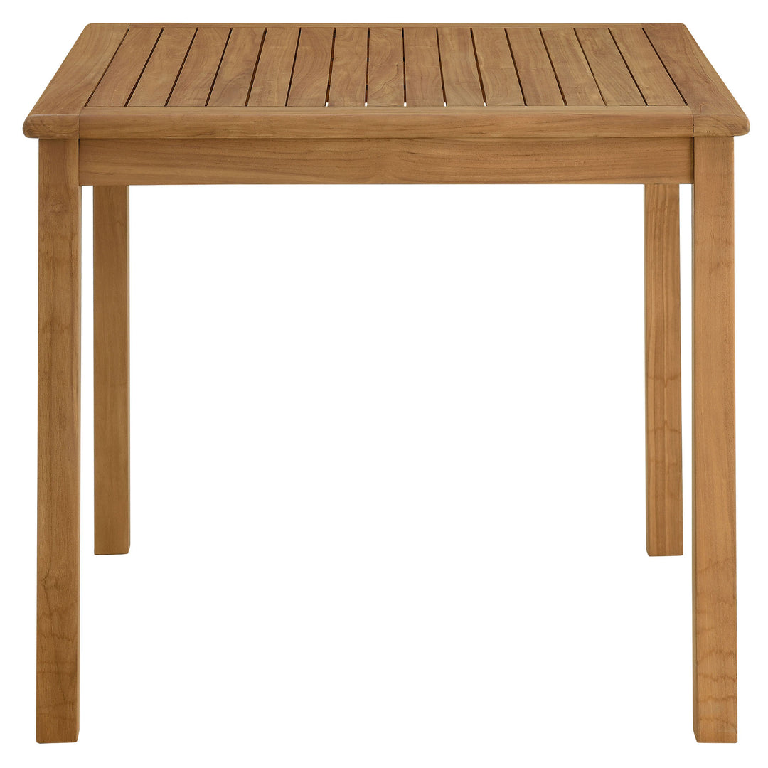 Valencia 34" Square Outdoor Patio Teak Wood Dining Table