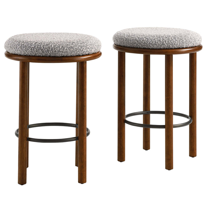 Fantasy Fleck Fabric Counter Stools Set of 2