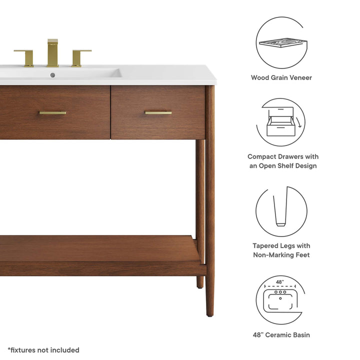 Zelda 48" Single Sink Bathroom Vanity