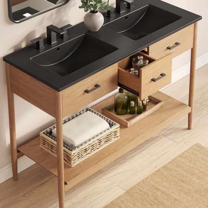 Zelda 48" Double Sink Bathroom Vanity