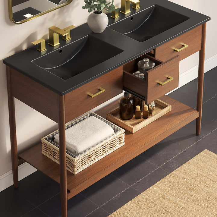 Zelda 48" Double Sink Bathroom Vanity