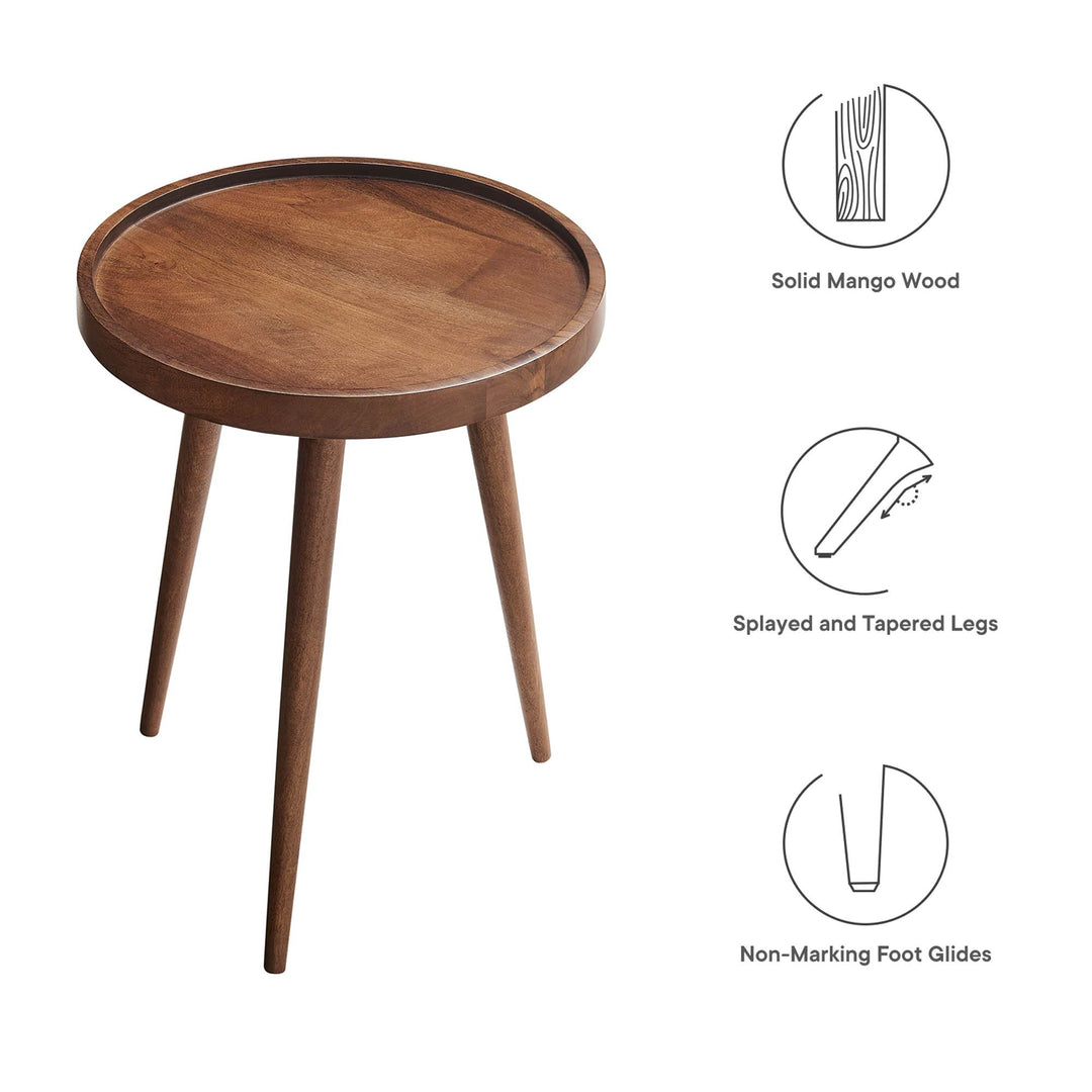 Cedar Ring Wood Side Table