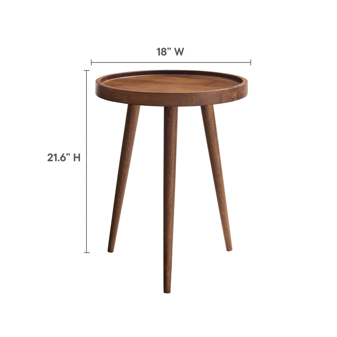 Cedar Ring Wood Side Table