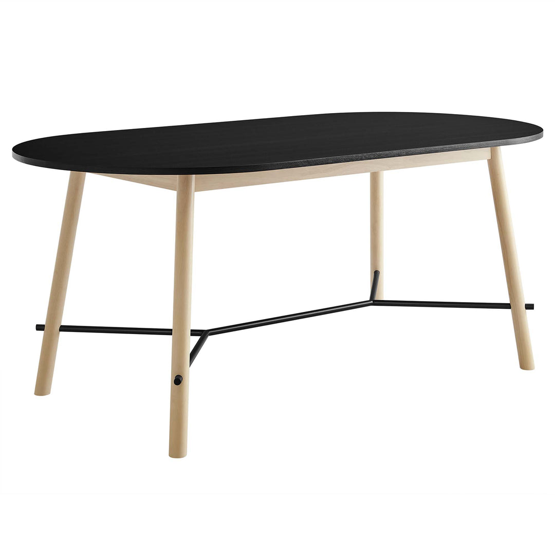 Indulge 71" Wood Grain Dining Table