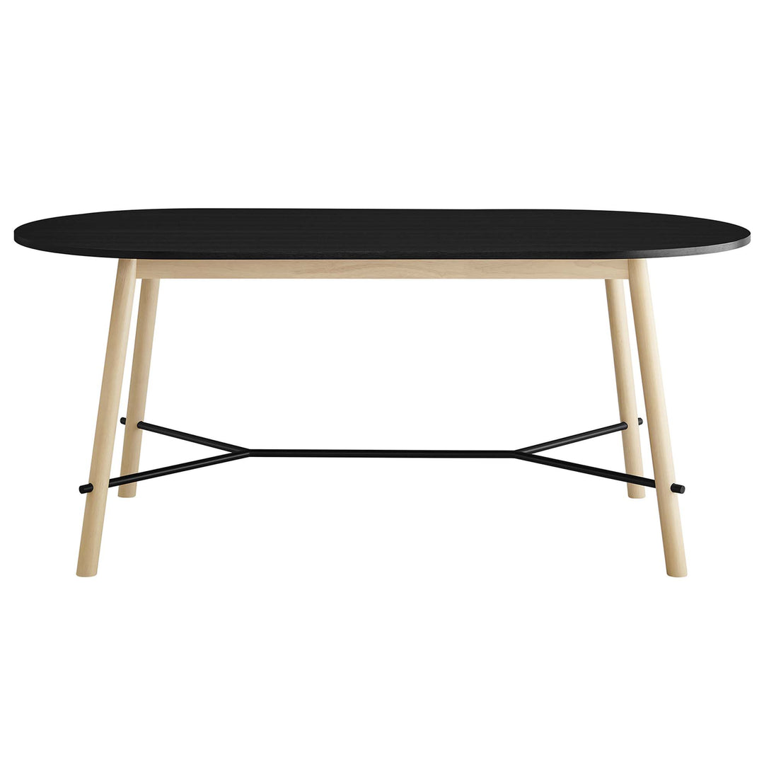 Indulge 71" Wood Grain Dining Table