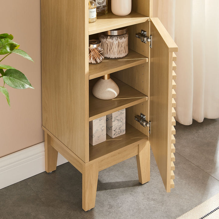 Slim Sleek Bathroom Storage Shelf