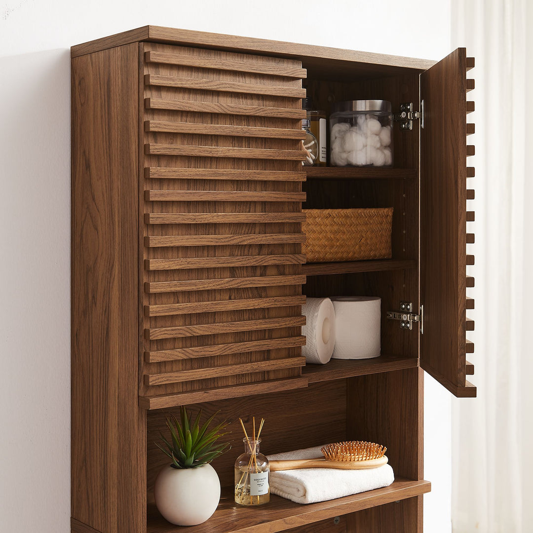 Refined Over the Toilet Bathroom Storage Shelf