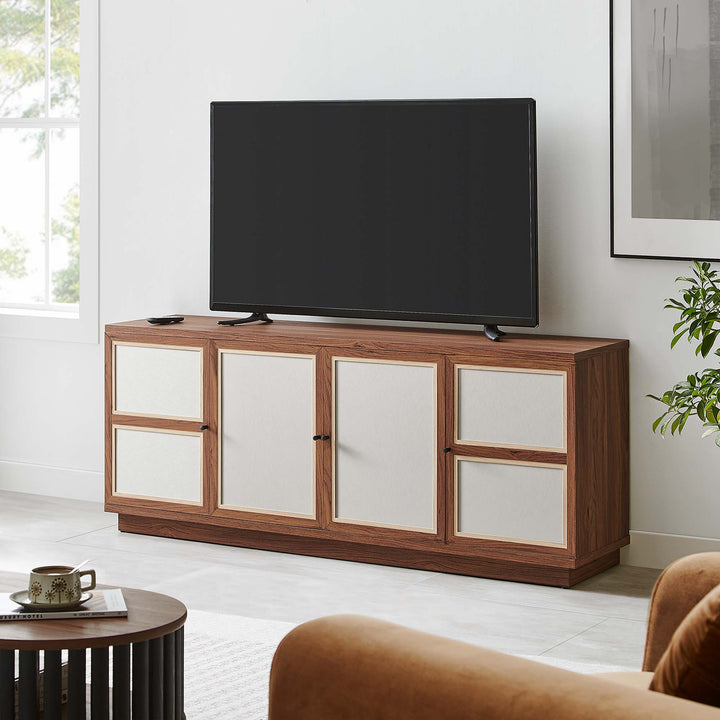 Capella 63" Wood Grain TV Console