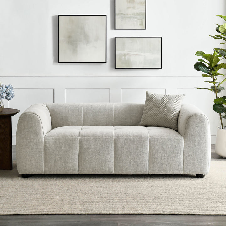 Lara Linen Loveseat