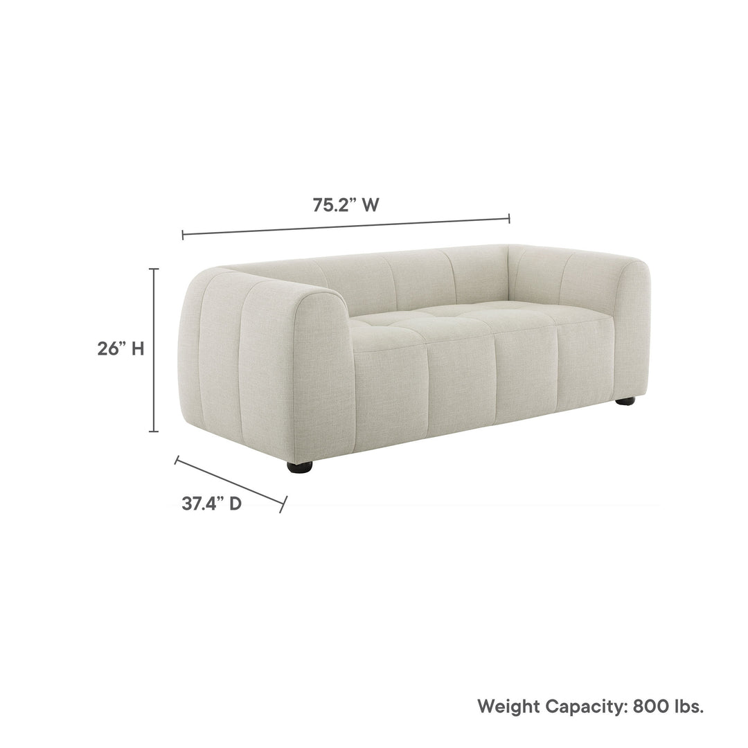 Lara Linen Loveseat