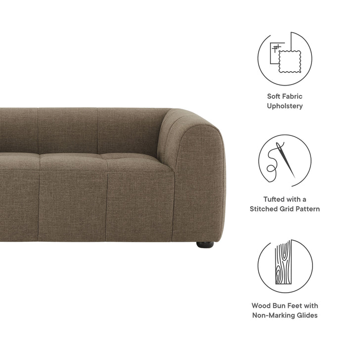 Lara Linen Loveseat