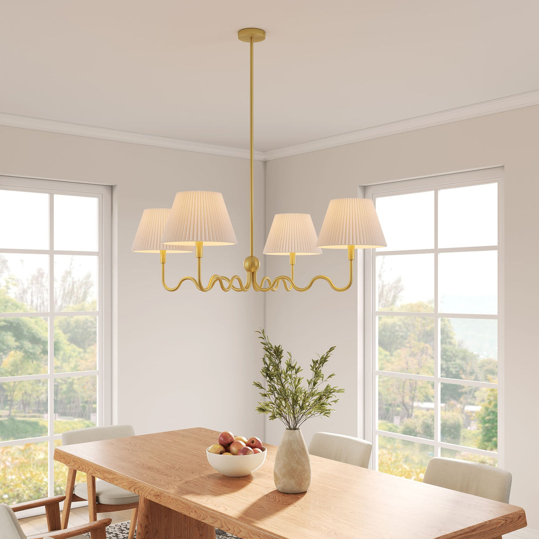 Whirl Wisp 4-Arm Pendant Light