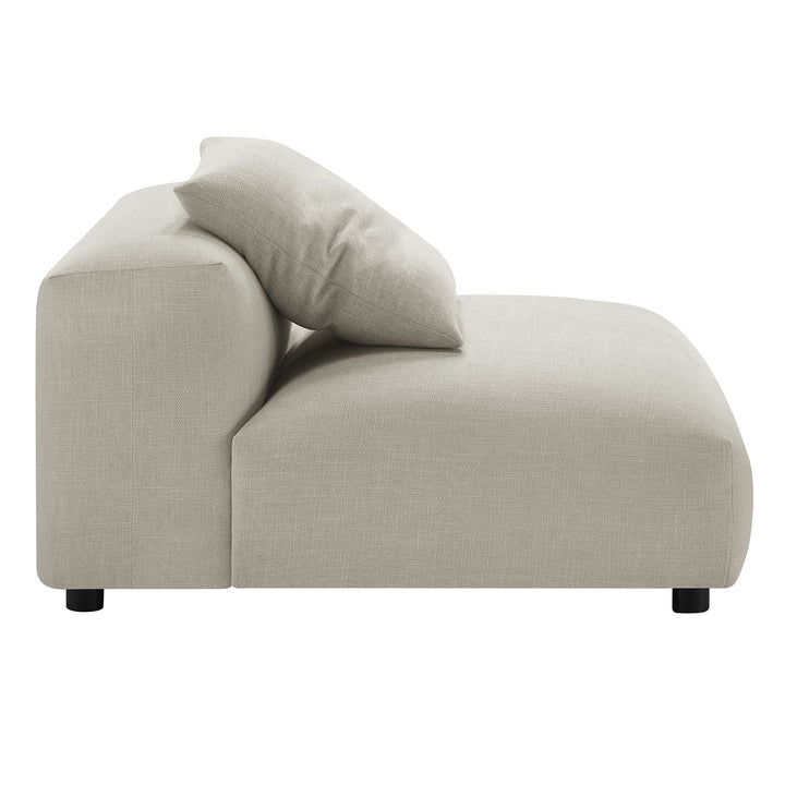 Serenity Modular Upholstered Fabric Armless Chair