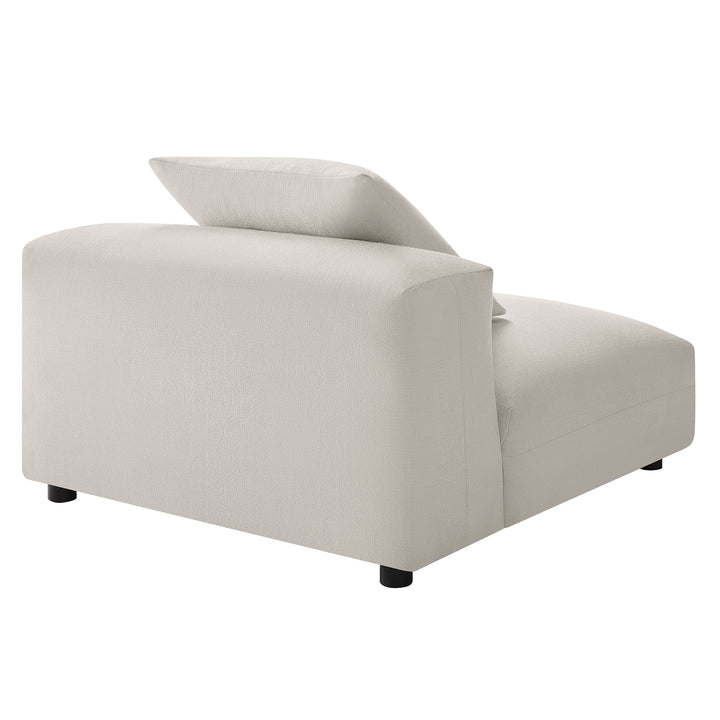 Serenity Modular Upholstered Fabric Armless Chair