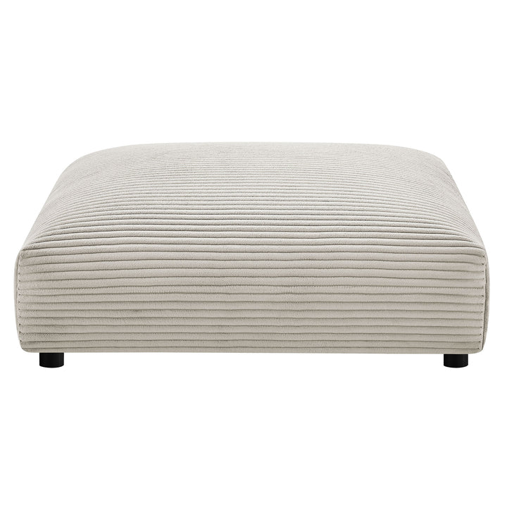 Serenity Modular Corduroy Upholstered Ottoman