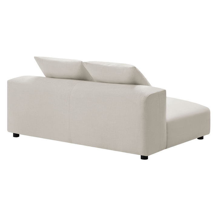 Serenity Modular Upholstered Fabric Armless Loveseat