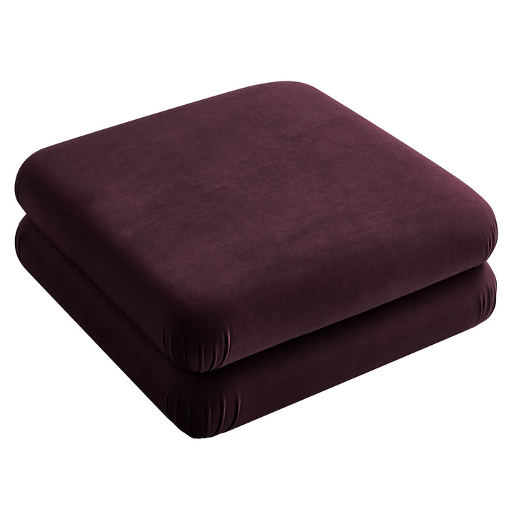 Joyful Multi-Purpose Plush Velvet Ottoman