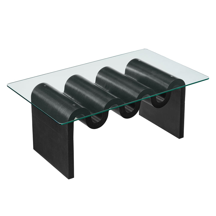 Odessa Glass Top Coffee Table