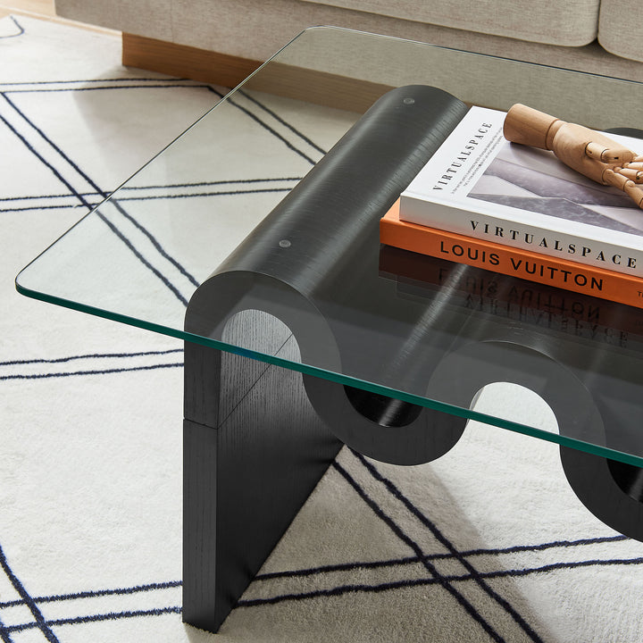 Odessa Glass Top Coffee Table