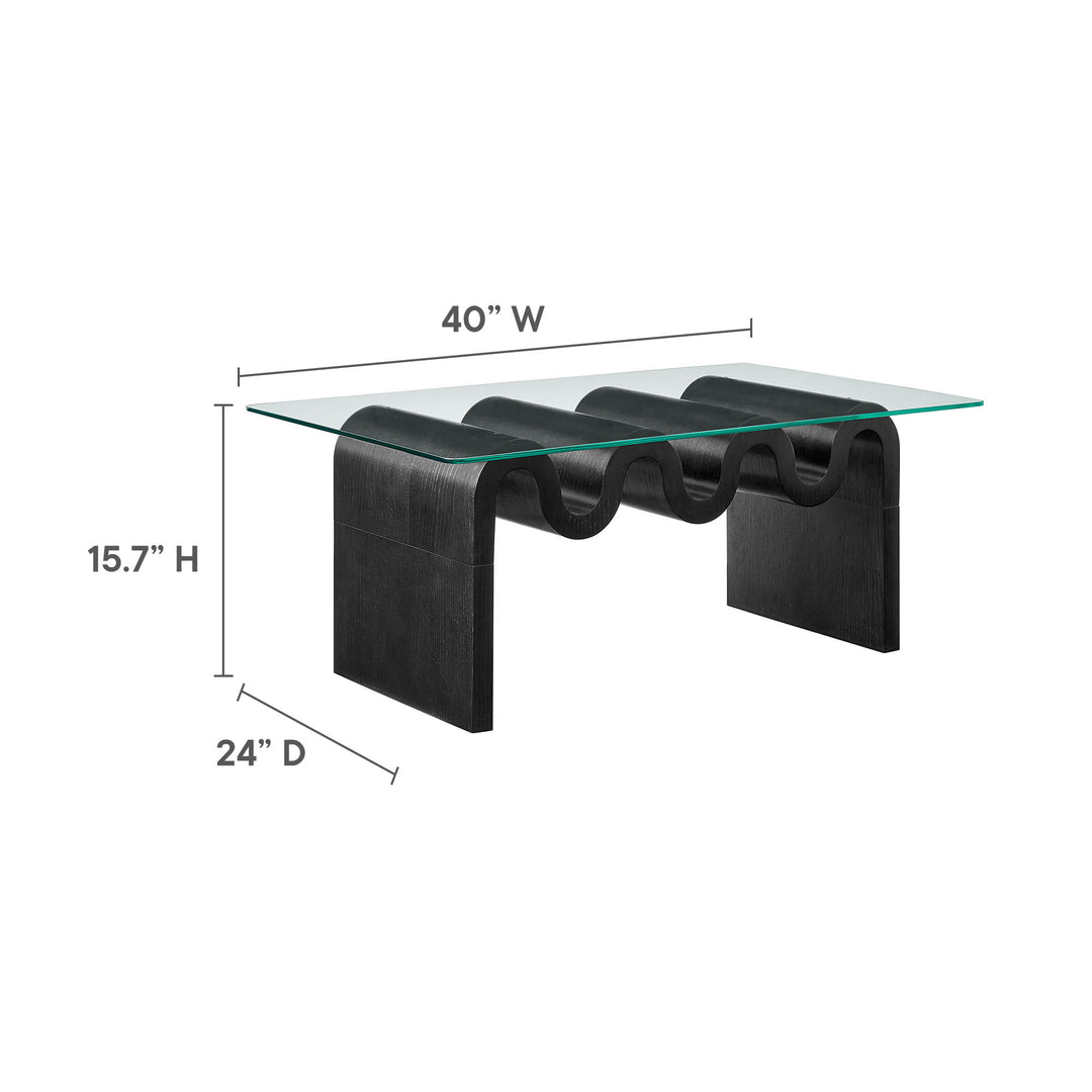 Odessa Glass Top Coffee Table