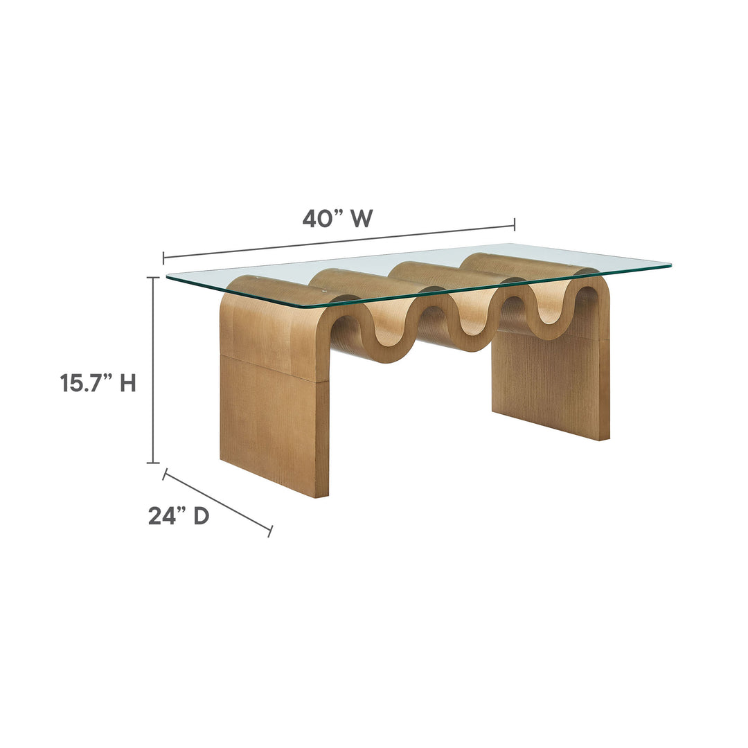 Odessa Glass Top Coffee Table